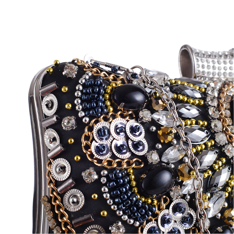 Hand-Made Beaded Clutches For Women'S Handbags In Europe And America